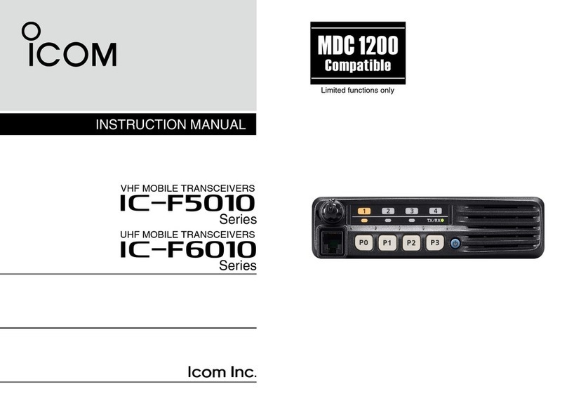 Icom IC-F6011-67 User manual