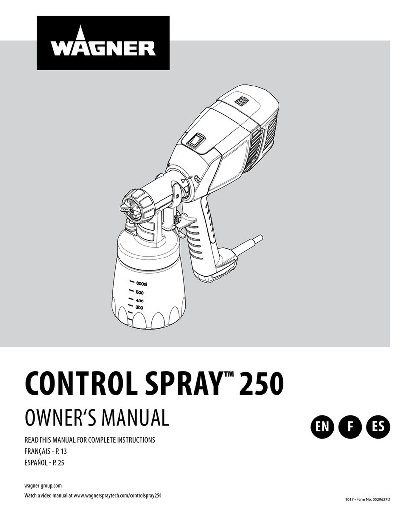 WAGNER CONTROL SPRAY 250 User manual