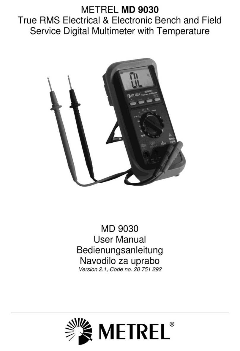 METREL MD 9030 User manual METREL MD 9030 User manual