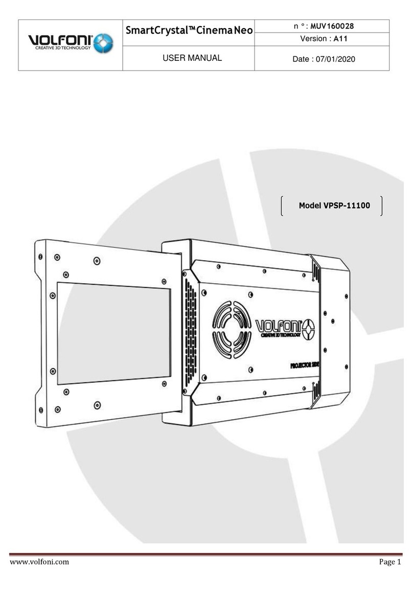 Volfoni SmartCrystal Cinema Neo VPSP-11100 user manual