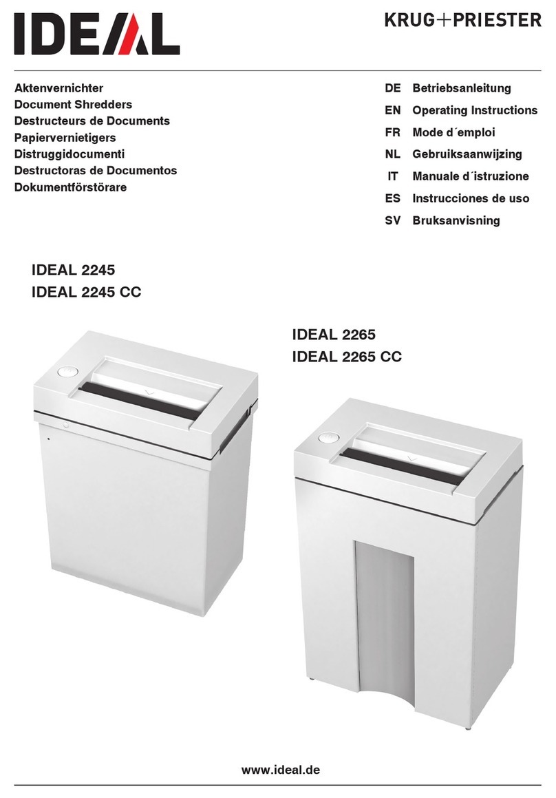 Krug & Priester IDEAL 2245 operating instructions