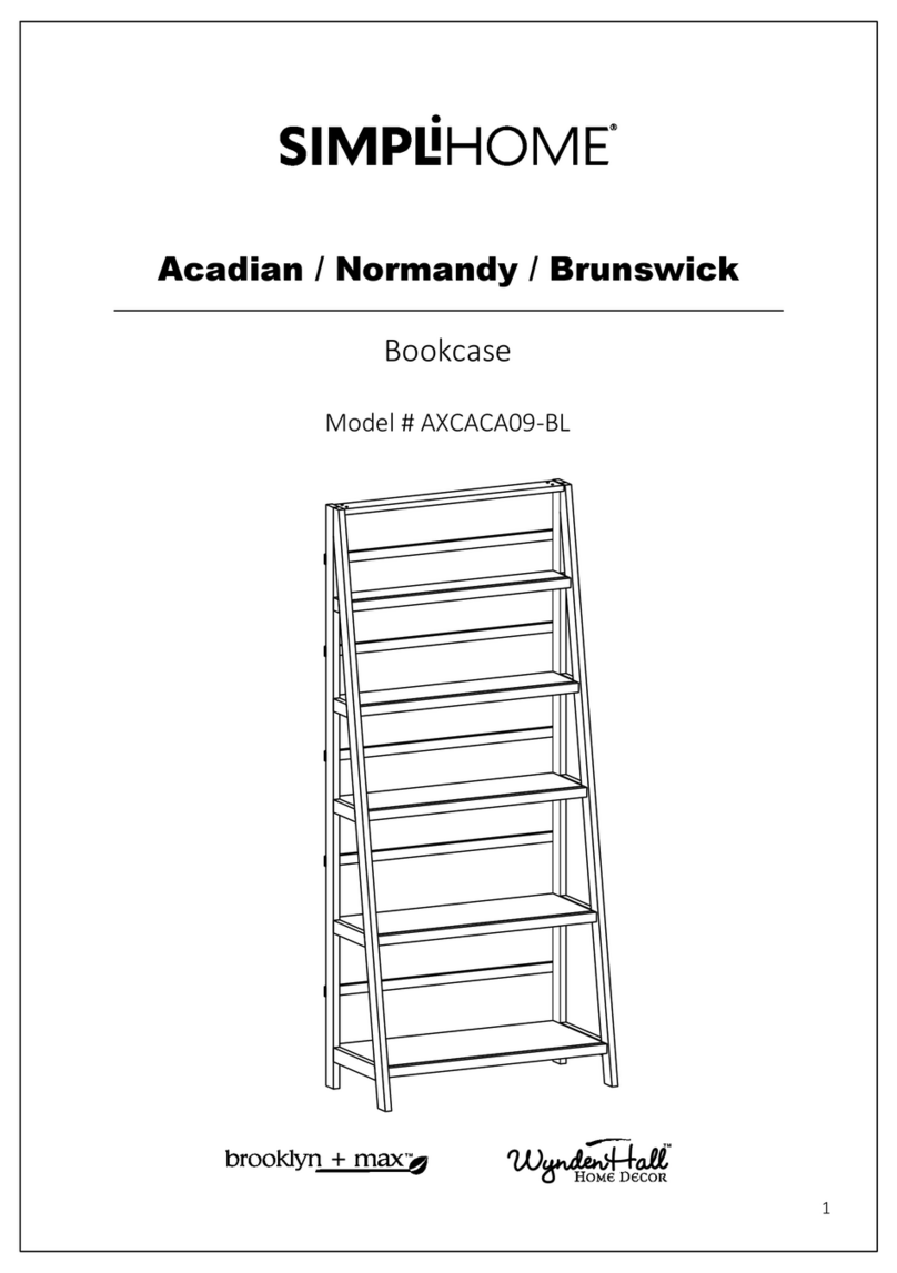 Simpli Home AXCACA09-BL User manual Simpli Home AXCACA09-BL User manual