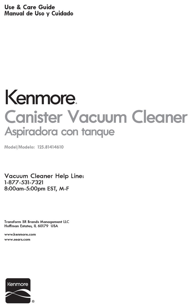 Kenmore 125.81414610 User manual