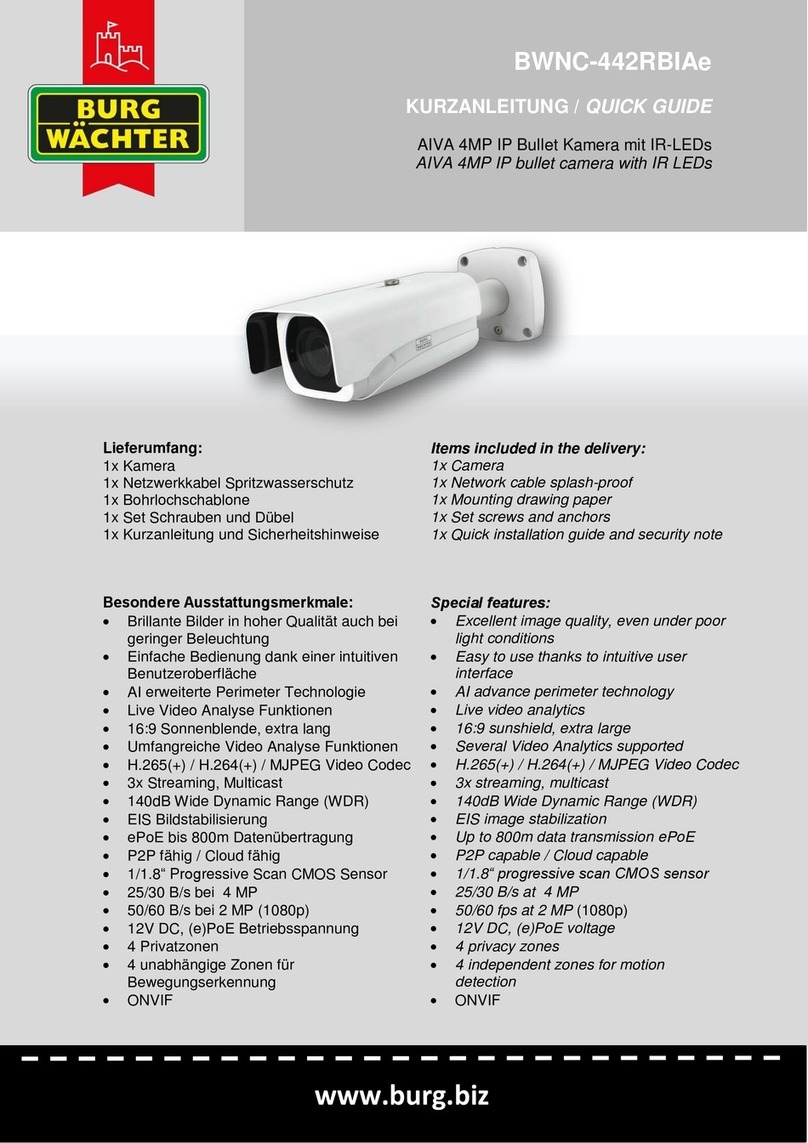 Burg Wächter AIVA BWNC-442RBIAe User manual