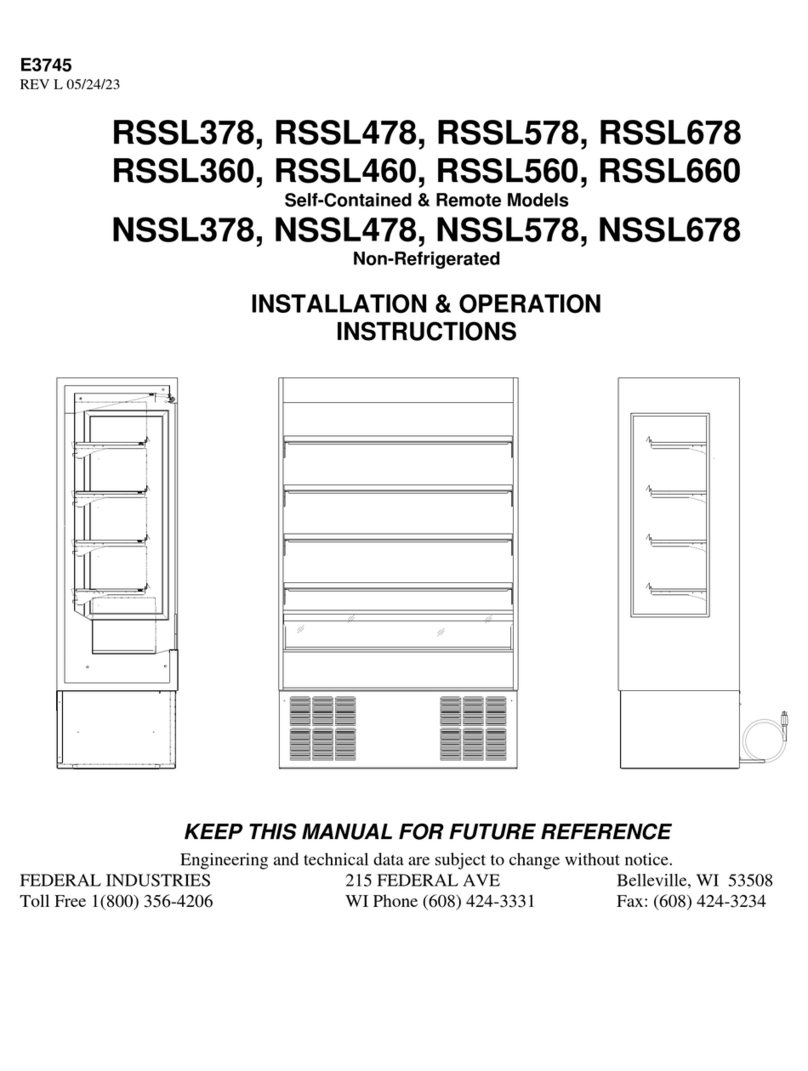 FEDERAL INDUSTRIES RSSL378 Installation & operation instructions