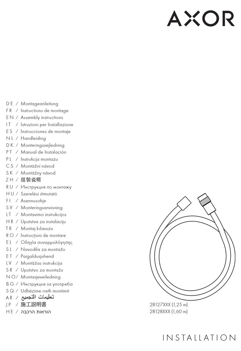 Axor 28127 Series User manual
