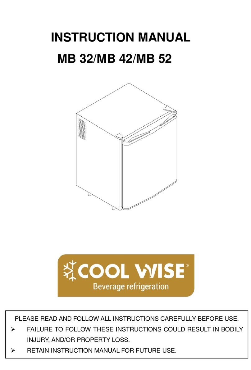 COOL WISE MB 32 instruction manual