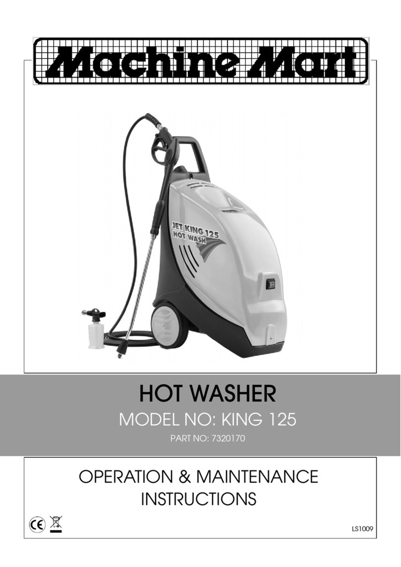 Machine Mart KING 125 Operation & maintenance instructions