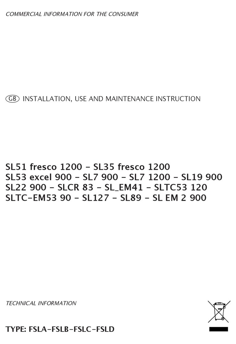 Sirius Brand SL-EM41 Installation, Use and Maintenance Instruction
