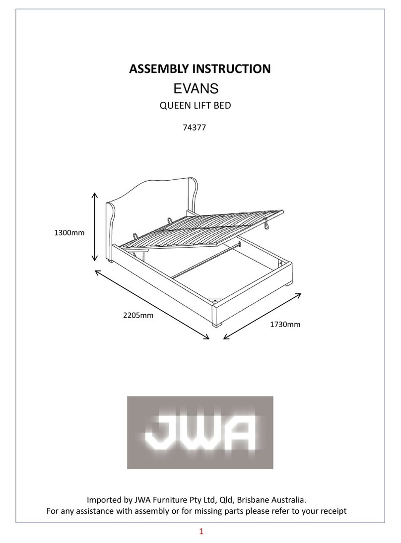 JWA EVANS 74377 Assembly instruction