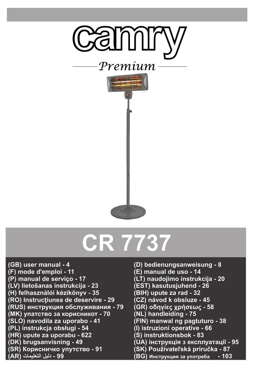 camry CR 7737 user manual