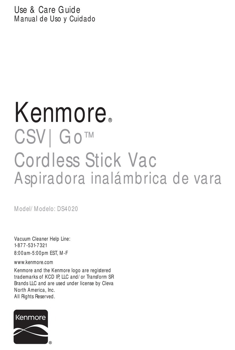 Kenmore CSV Go DS4020 User manual