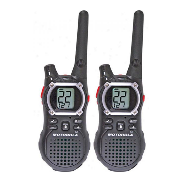 Motorola TALKABOUT EM1000 series User manual