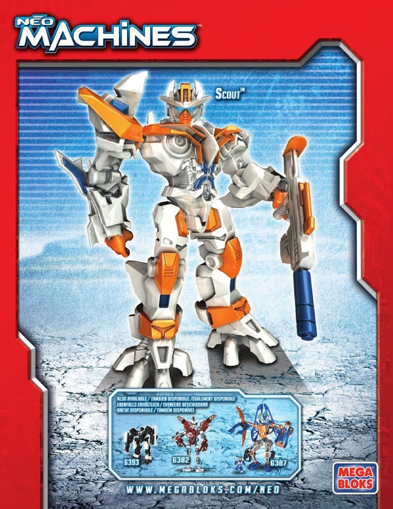 Mega Bloks NEO MACHINES Scout 6392 instructions