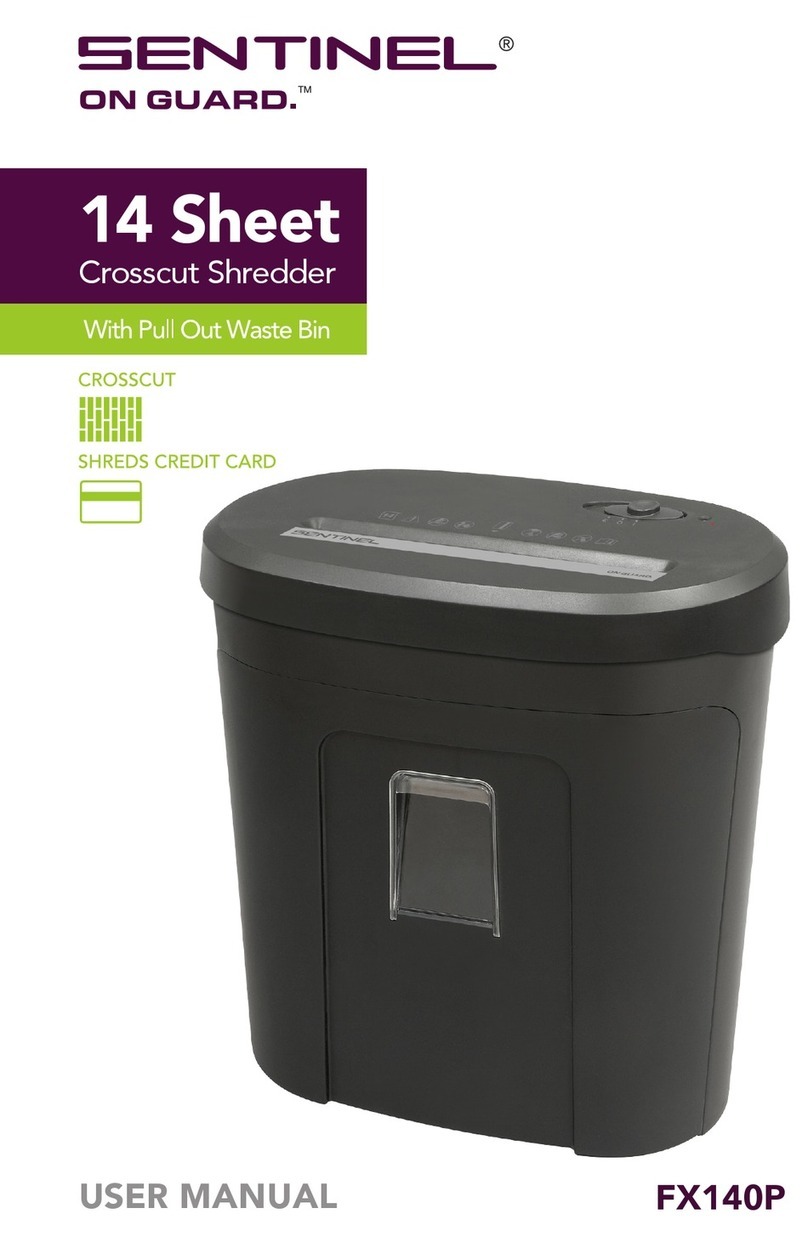 Sentinel FX140P User manual