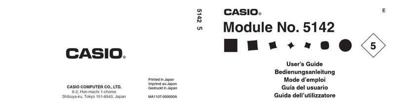 Casio 5142 user guide