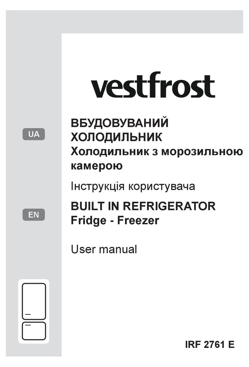 Vestfrost IRF 2761 E User manual