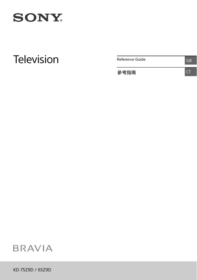 Sony BRAVIA KD-65Z9D User manual