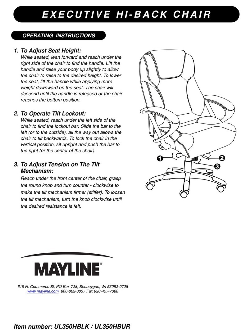 Mayline UL350HBLK User manual Mayline UL350HBLK User manual