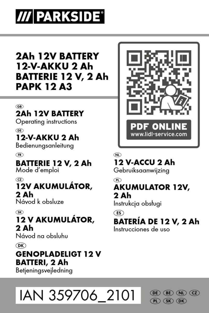 Parkside 359706 2101 operating instructions
