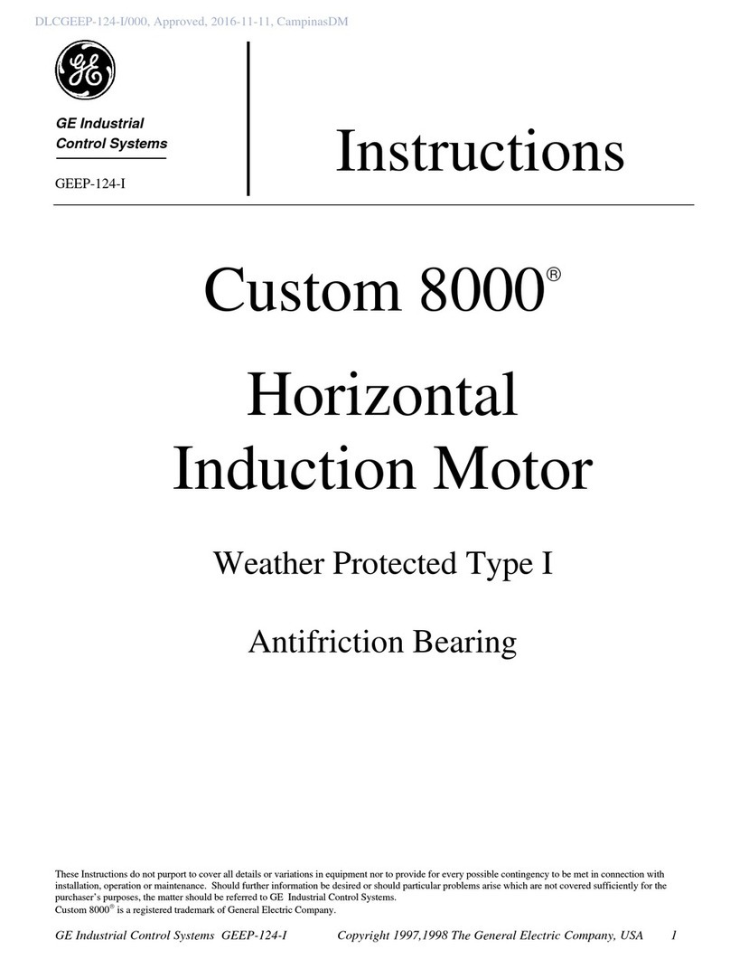 GE Custom 8000 instructions