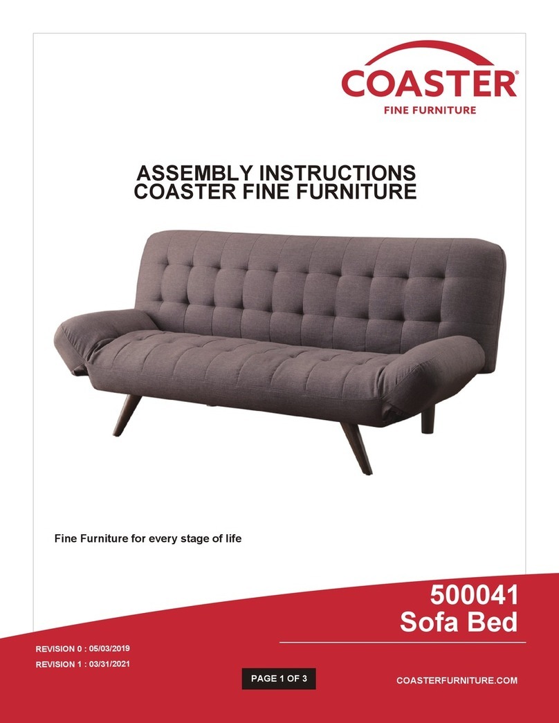 Coaster 500041 Assembly instructions
