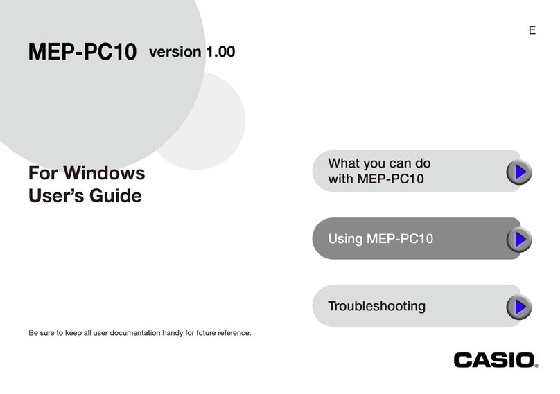 Casio MEP-PC10 User manual