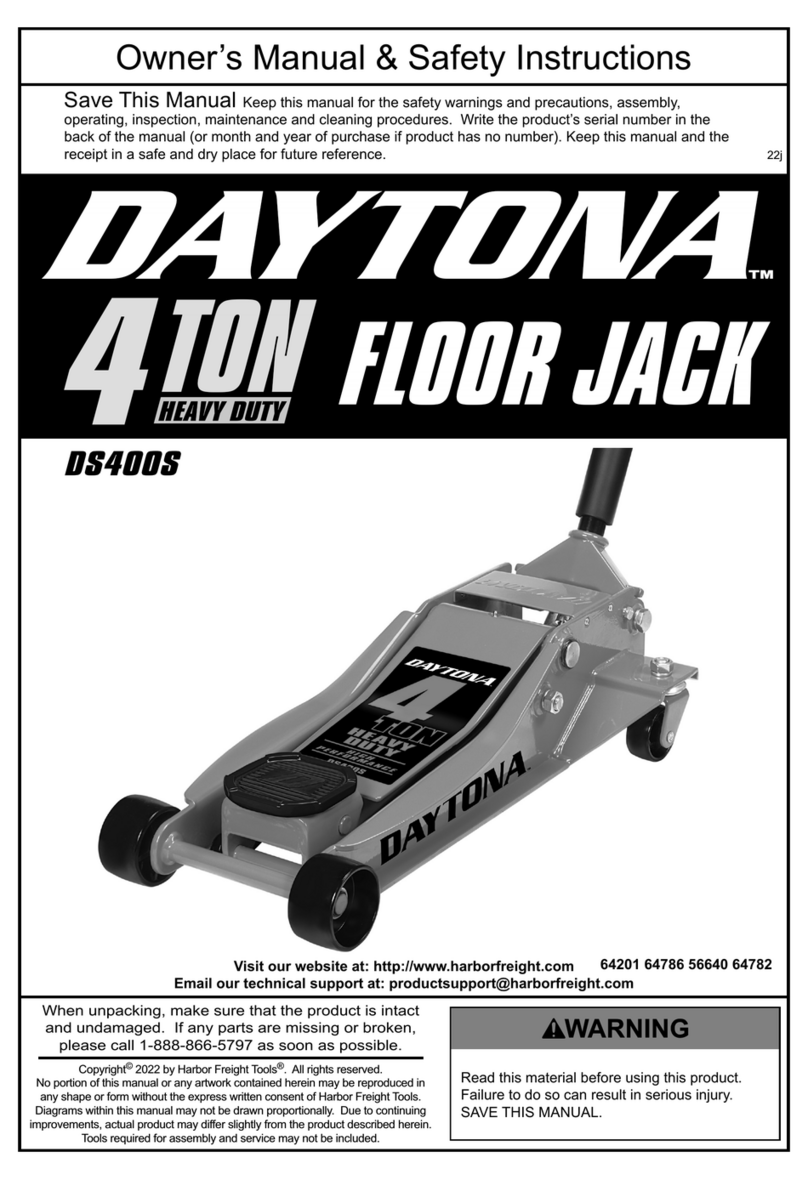 Daytona DS400S Owner's manual & safety instructions