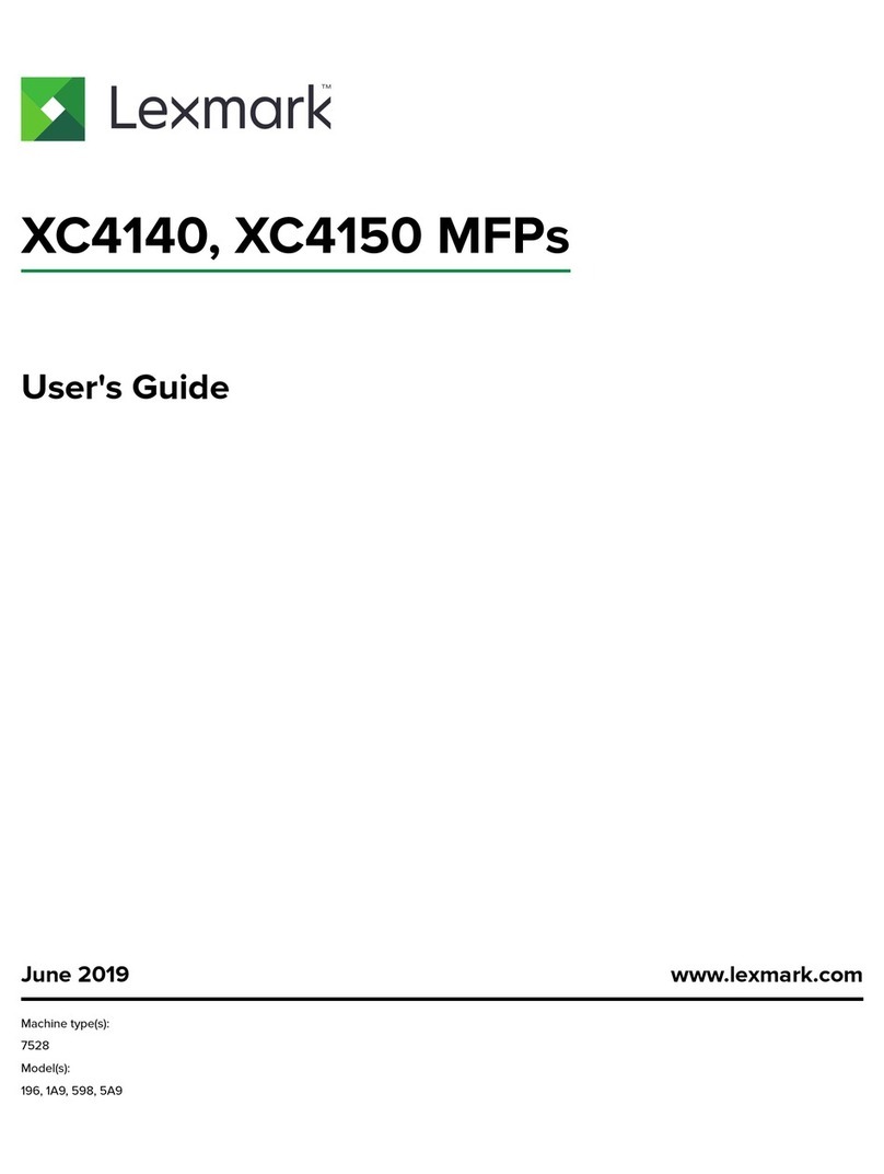 Lexmark XC4150 User manual