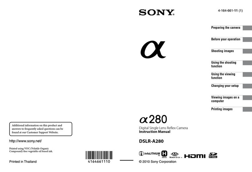 Sony DSLR-A280 User manual