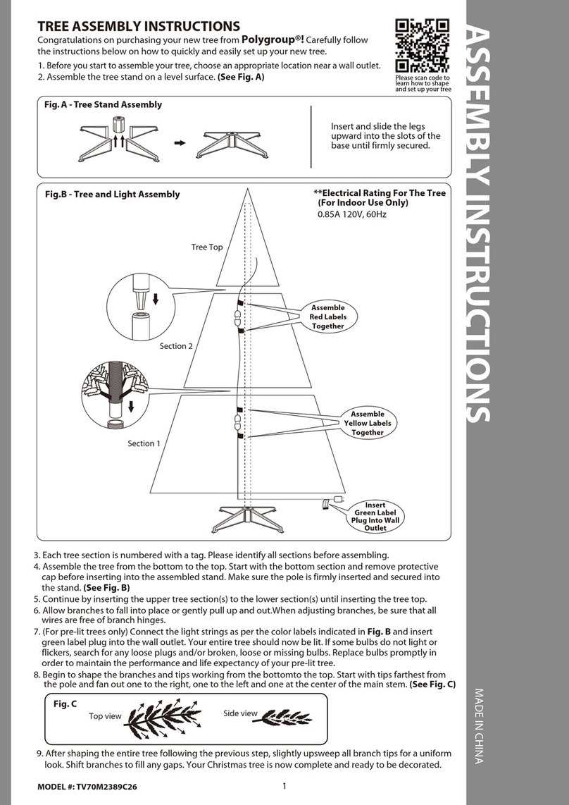 Polygroup TV70M2389C26 Assembly instructions