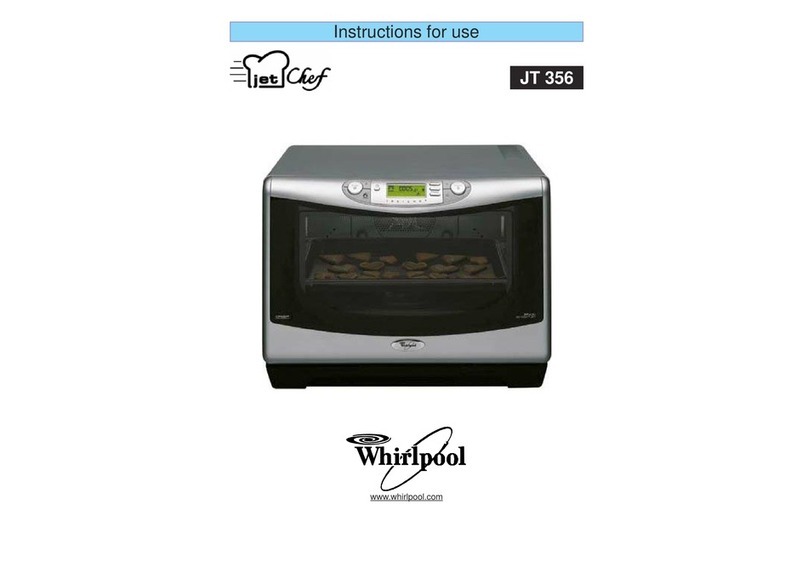 Whirlpool jet Chef JT 356 User manual