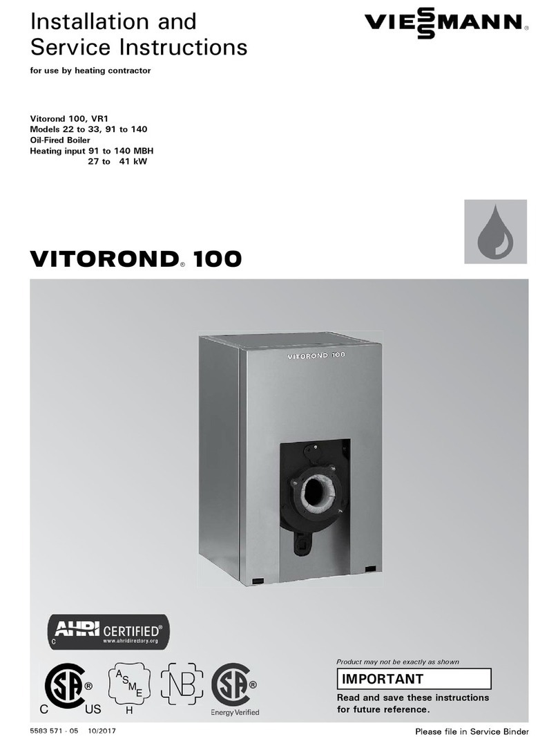 Viessmann VR1 22 Installation and service instructions