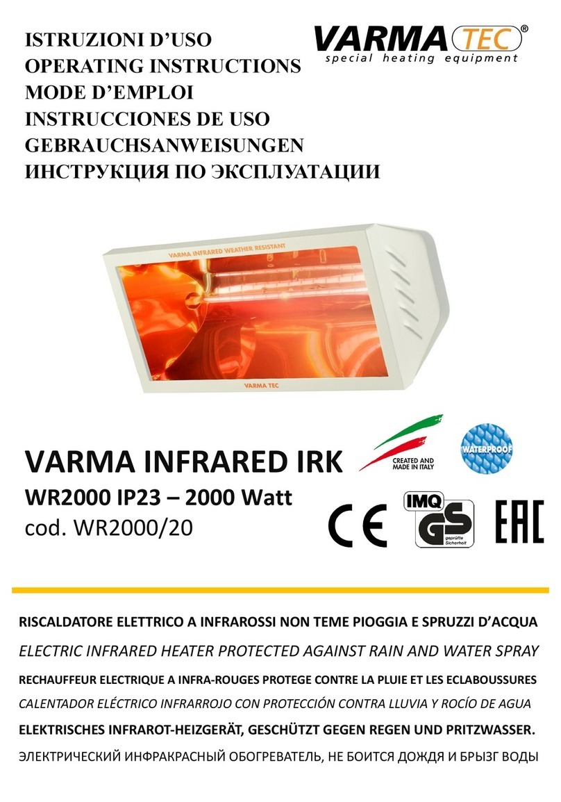 Varma Tec WR2000 operating instructions