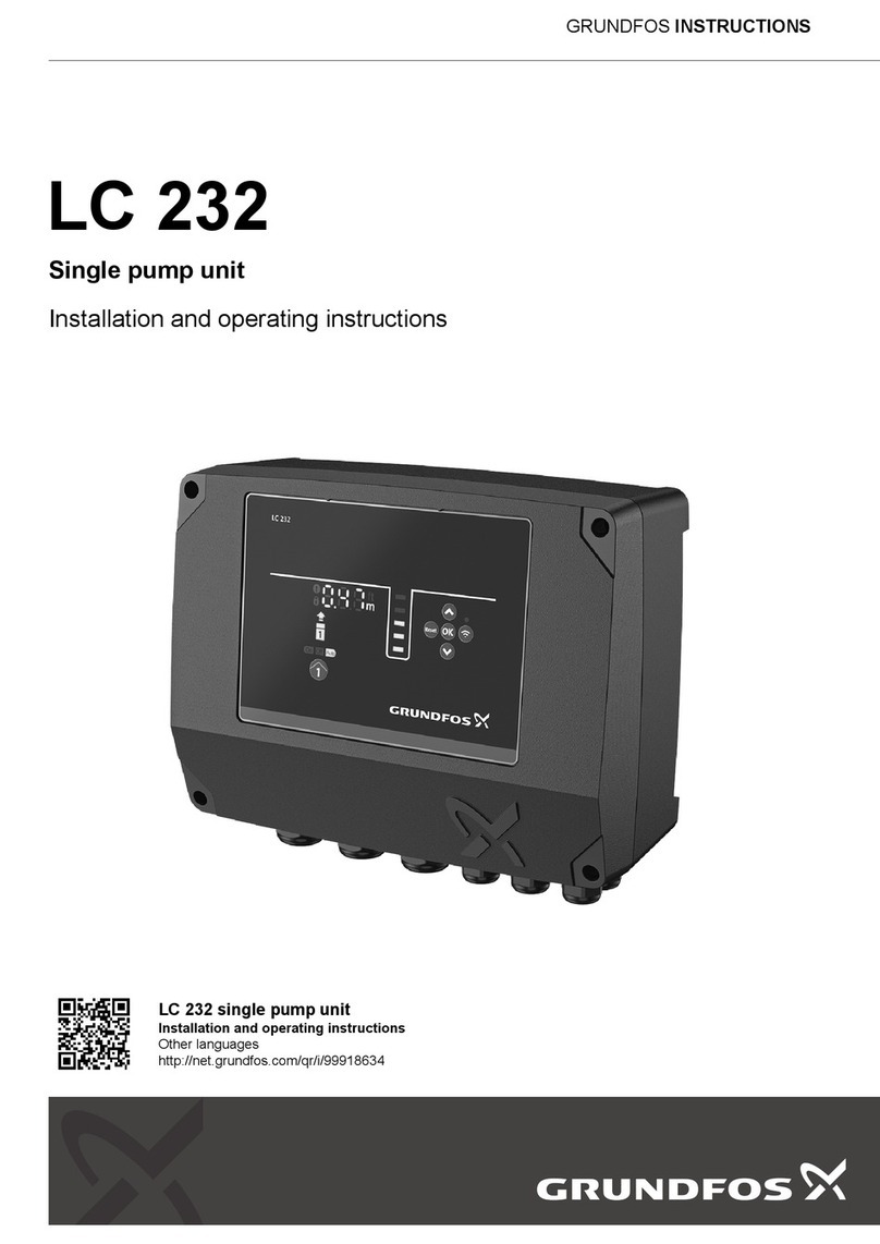 Grundfos LC 232 User manual Grundfos LC 232 User manual