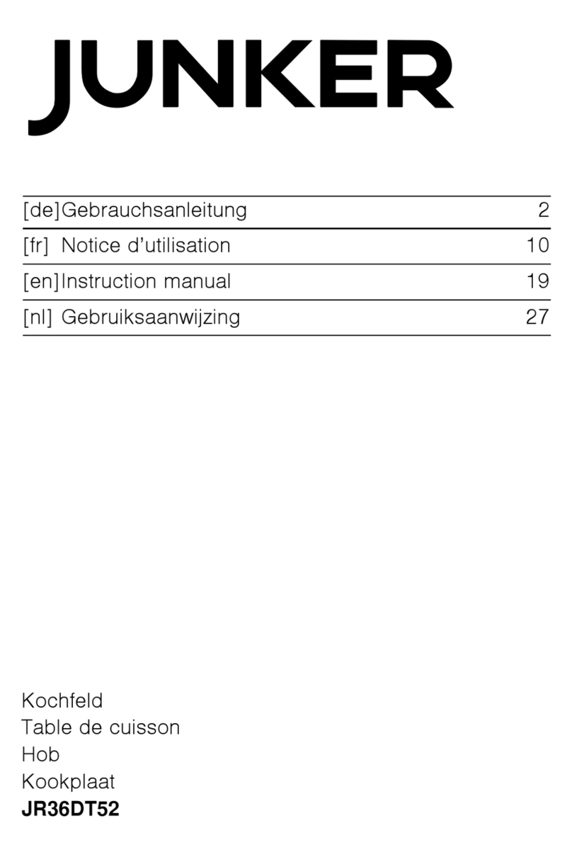 Junker JR36DT52 instruction manual