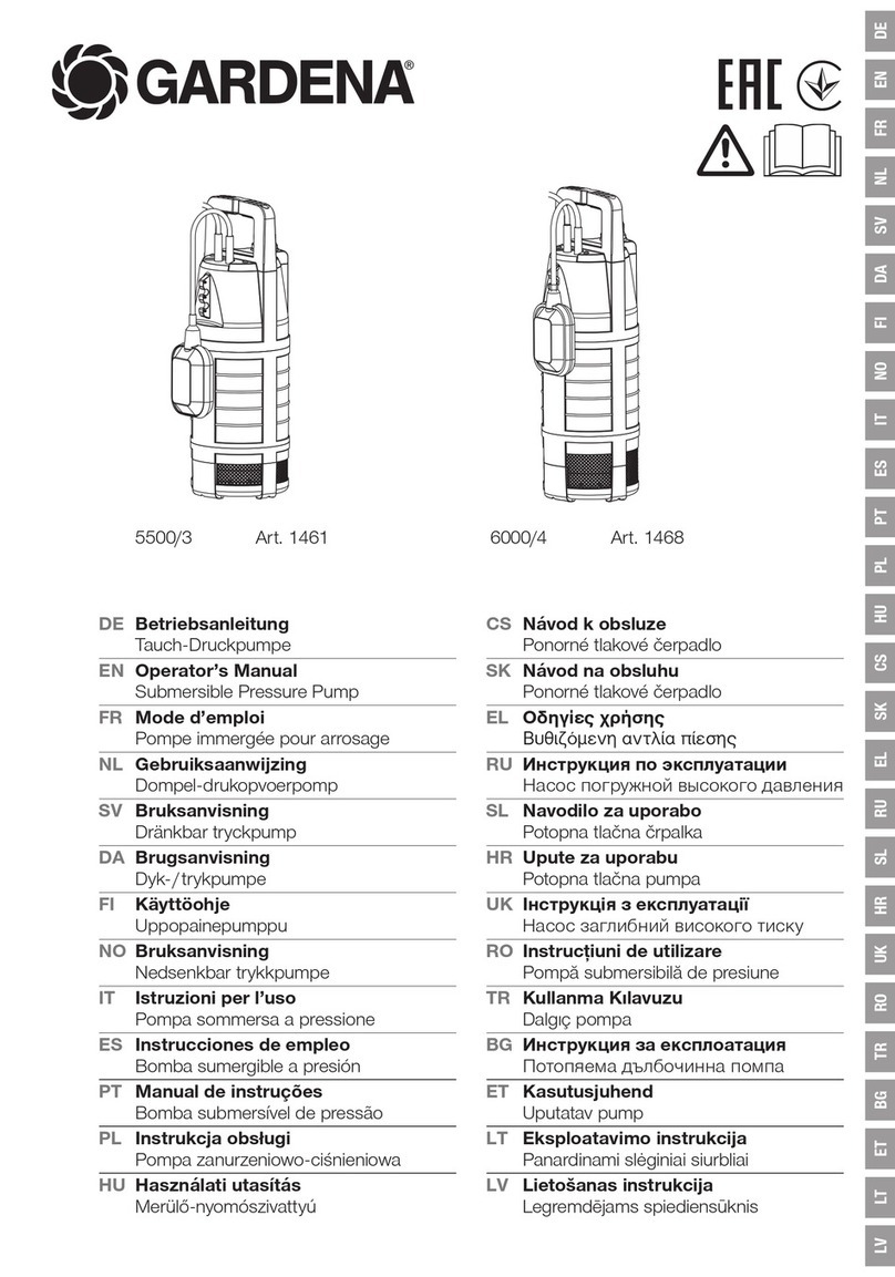 Gardena 1461 Operator's manual