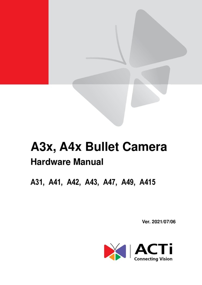 ACTi A3 Series Hardware manual
