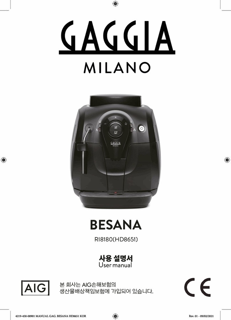 Gaggia Rl8180 user manual