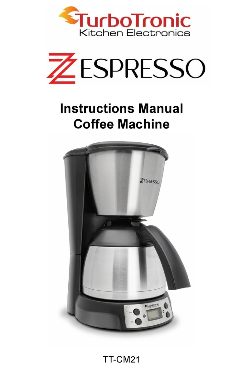 TurboTronic ZESPRESSO TT-CM21 User manual