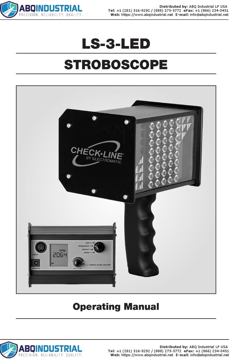 ELECTROMATIC Check-line LS-3-LED operating manual