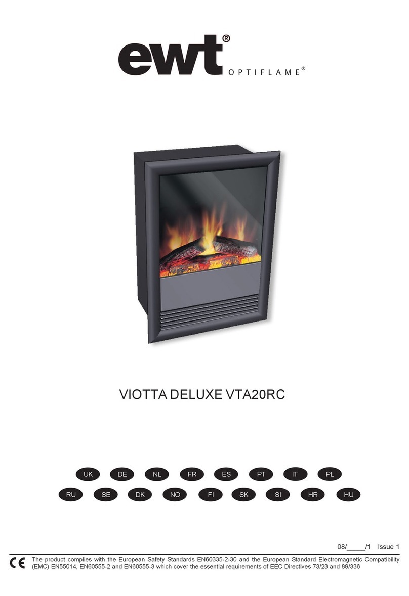 EWT Optiflame VIOTTA DELUXE VTA20RC manual