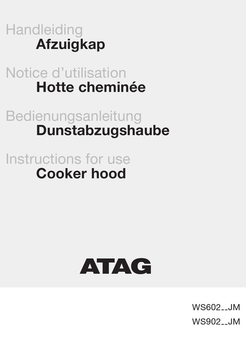 Atag WS602 JM Series User manual