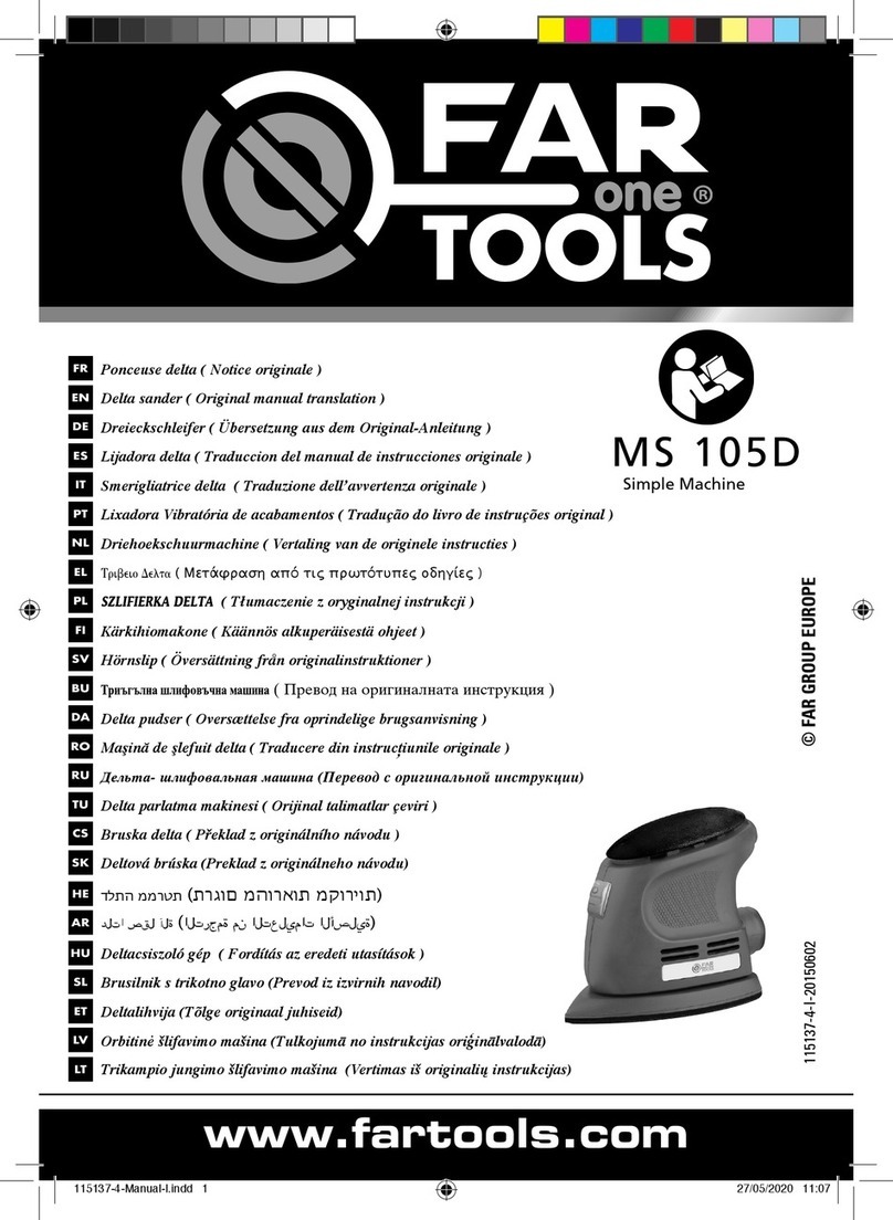Far Tools MS 105D Use and care manual