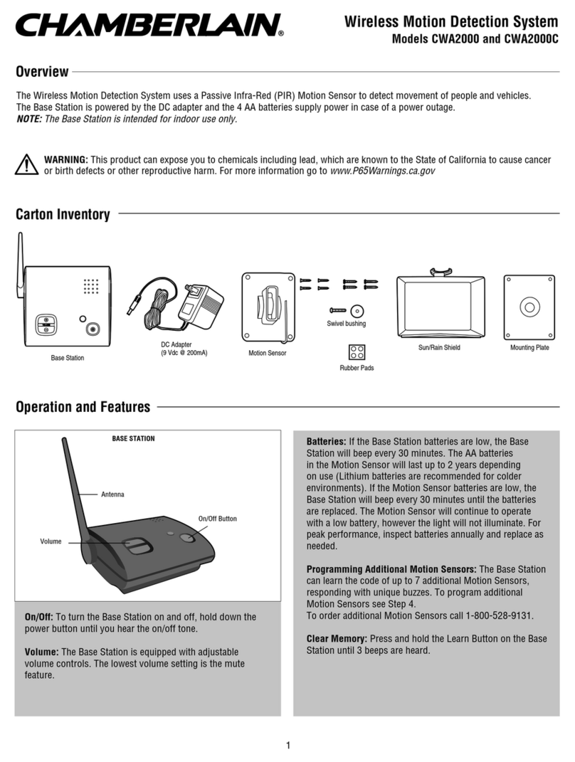 Chamberlain CWA2000C User manual