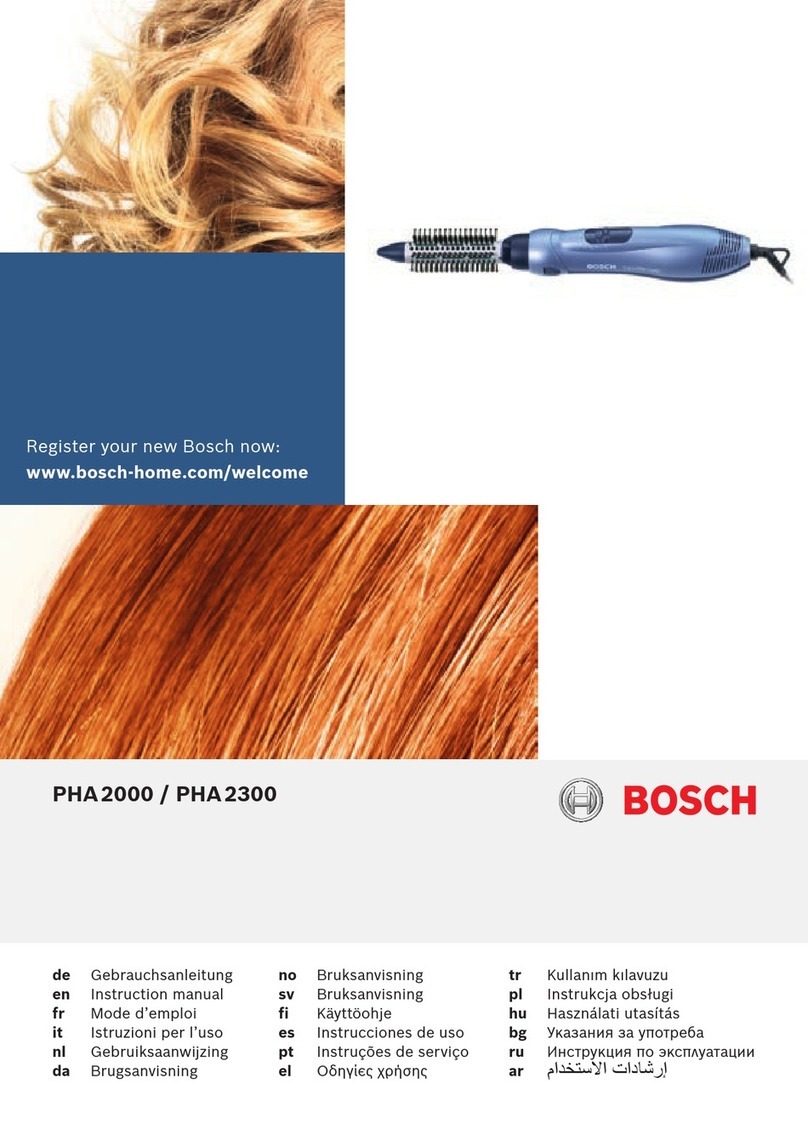 Bosch PHA 2000 instruction manual