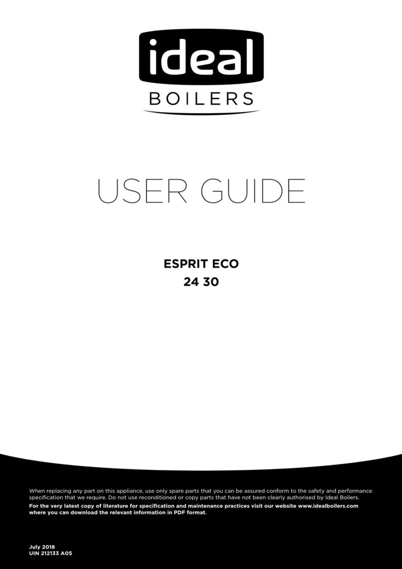 Ideal Boilers ESPRIT ECO 24 User manual