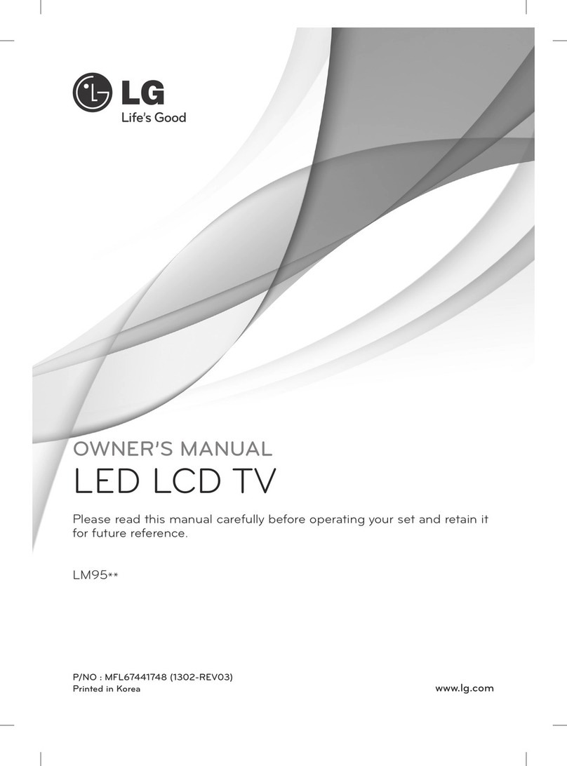 LG LM95 Series User manual