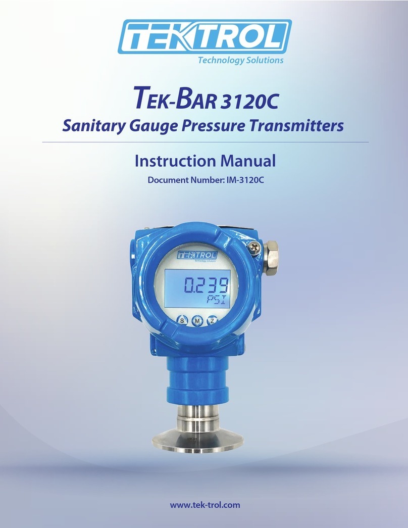 Tek-Trol TEK-BAR 3120C instruction manual