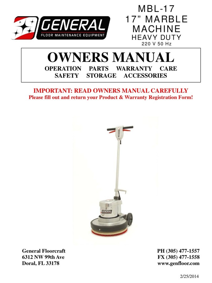 General MBL-17 owner's manual